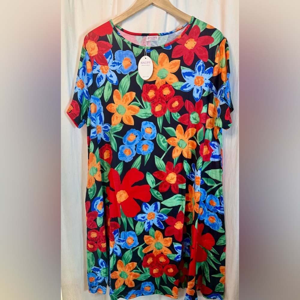 Halife Vibrant Floral Women's Tunic